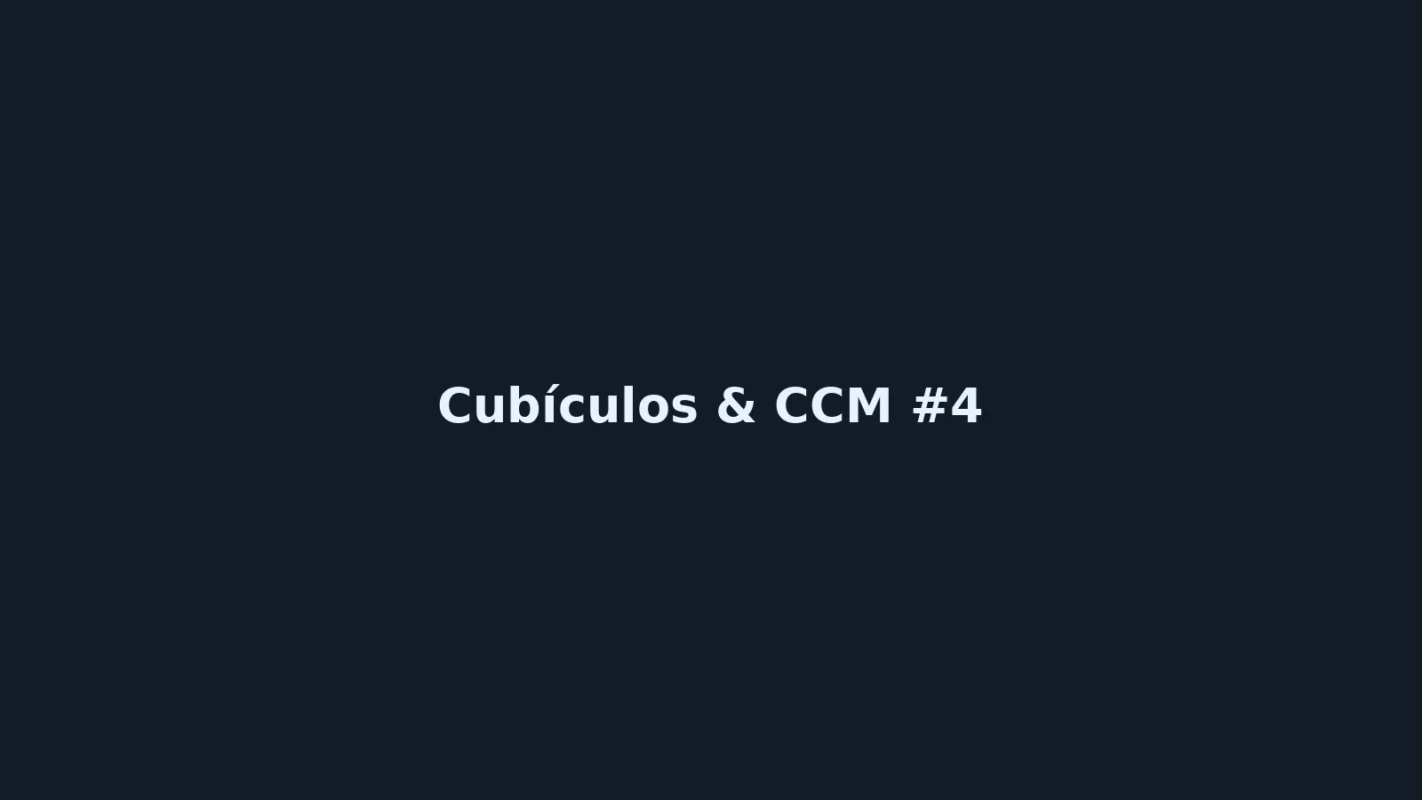 Cubículos & CCM